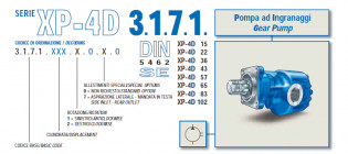 Zubové čerpadlo ISO řady 3171