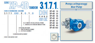 Zubové čerpadlo ISO řady 3171