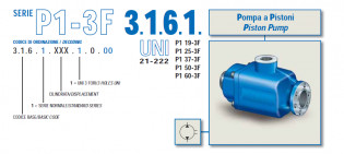 Pístové čerpadlo UNI řady 3161