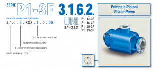 Pístové čerpadlo UNI řady 3162