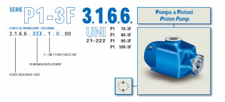 Pístové čerpadlo UNI řady 3166