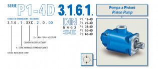 Pístové čerpadlo ISO řady 3161