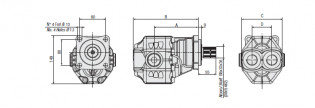 Zubové čerpadlo ISO řady 3153