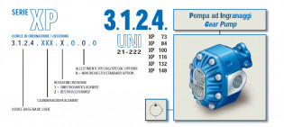 Zubové čerpadlo UNI řady 3124